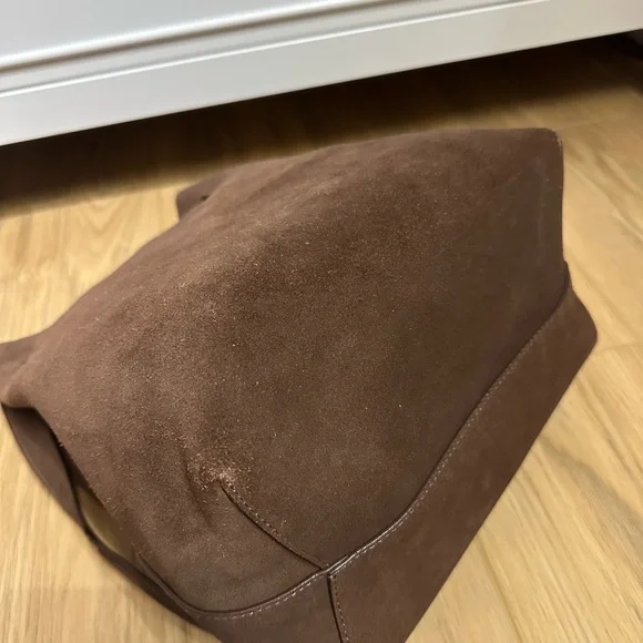 Mansur Gavriel suede drawstring hobo bag - Picture 10 of 14